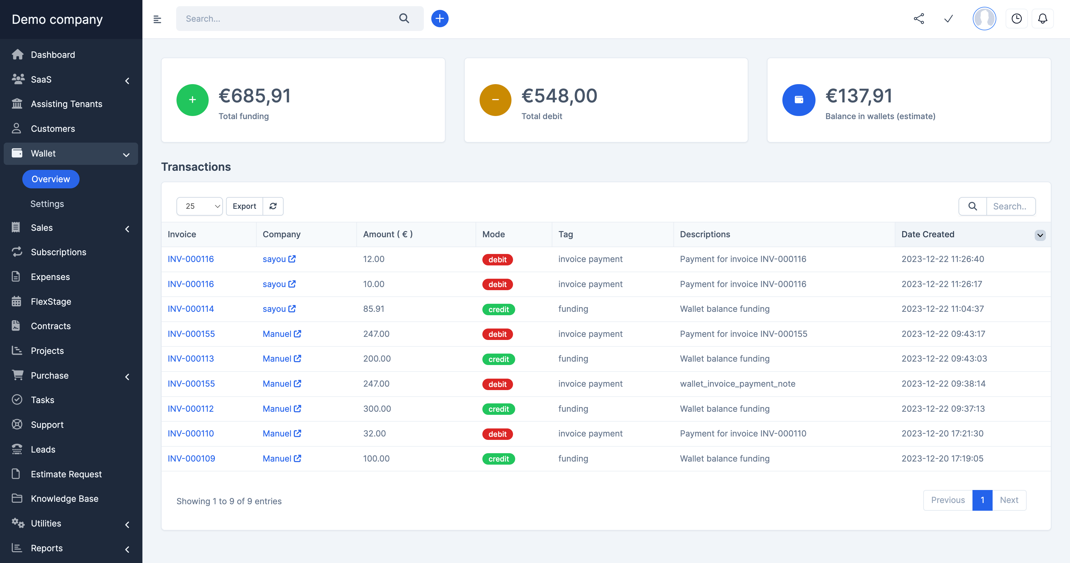 Admin Dashboard